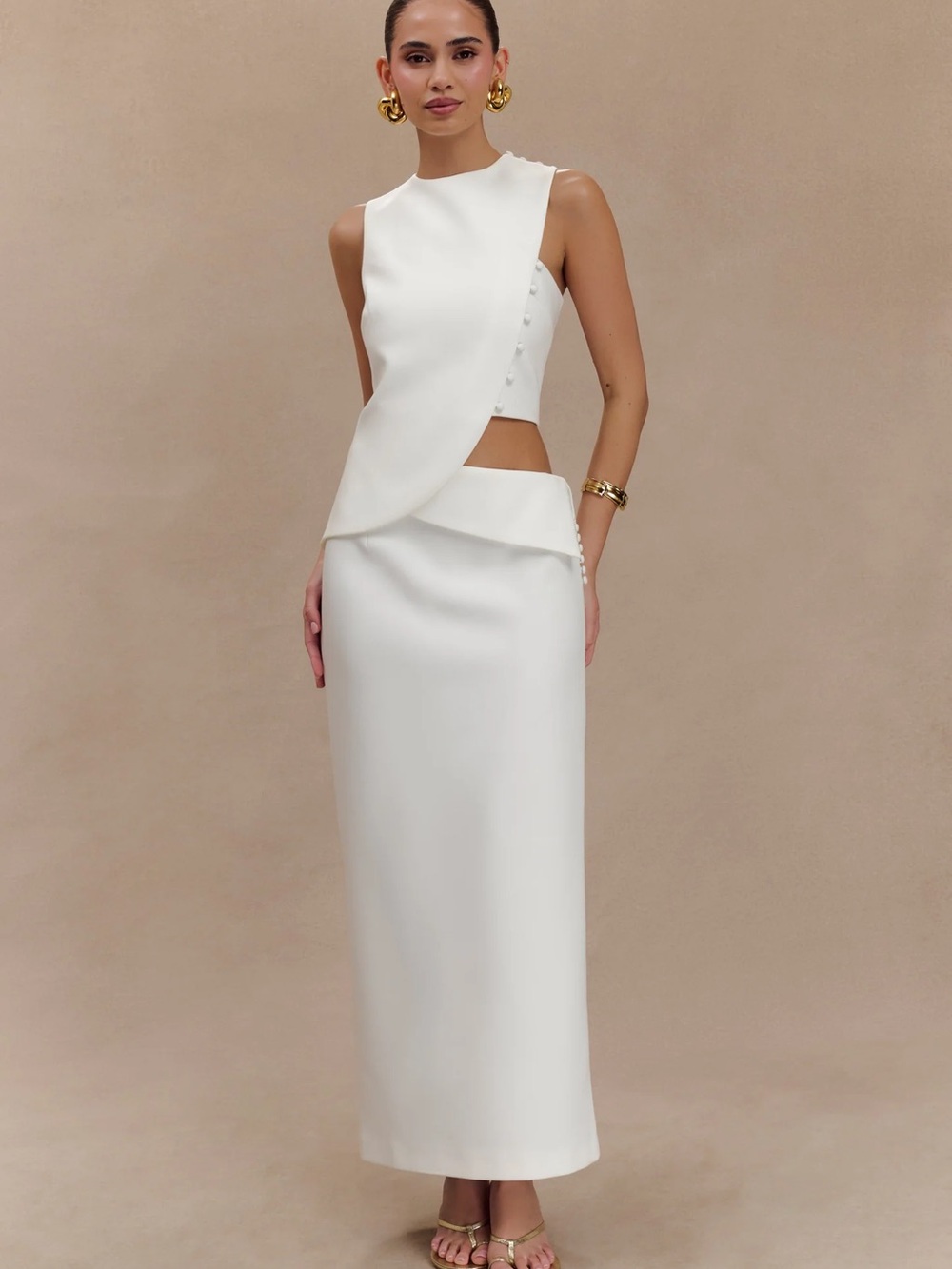 Meshki White Two Piece